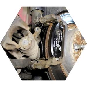 установка новых задних колодок Опель Астра