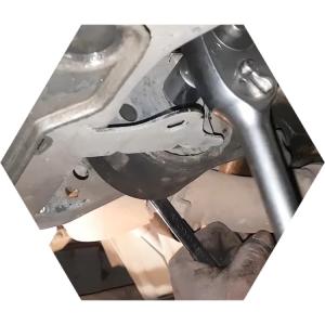 установка опоры двигателя Опель Астра