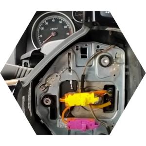 Замена подрулевого переключателя Опель Астра Н