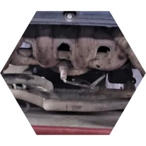 Демонтаж выпускного коллектора на Опеле Астра