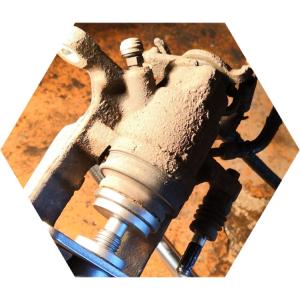 Ремонт заднего суппорта Опель Мокка