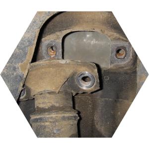 замена заднего амортизатора Мокка