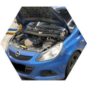 Подготовка Опель Корса к замене бампера