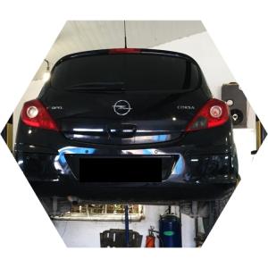 Подготовка Опель Корса к замене переднего сальника коленвала