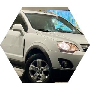 Опель Антара в автотехцентре после компьютерной диагностики