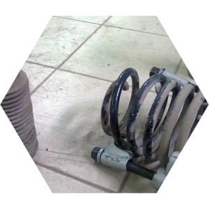 Замена пружины Опель Антара на передней стойке