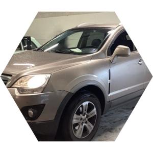 Опель Антара в автотехцентре после замены топливного фильтра