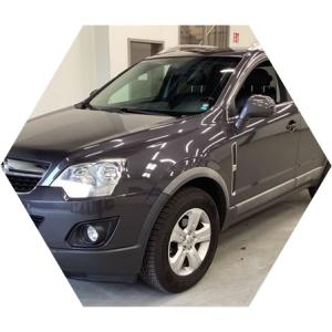 Опель Антара в автотехцентре после замены тормозных колодок