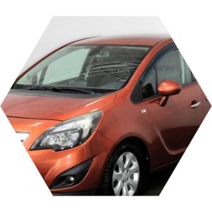 Опель Мерива после замены амортизаторов в автотехцентре