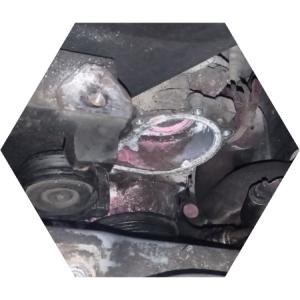 Замена помпы Опель Мерива