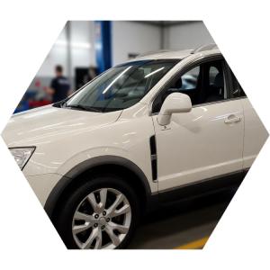 Опель Антара в автотехцентре после регламентного технического обслуживания