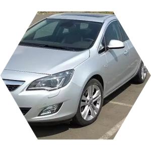 серый Опель Астра