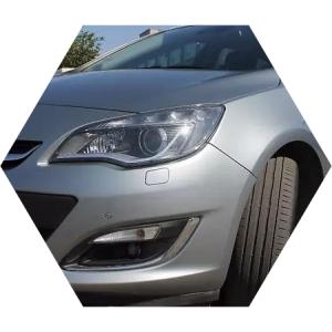 серый Опель Астра