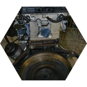 маховик на двигателе