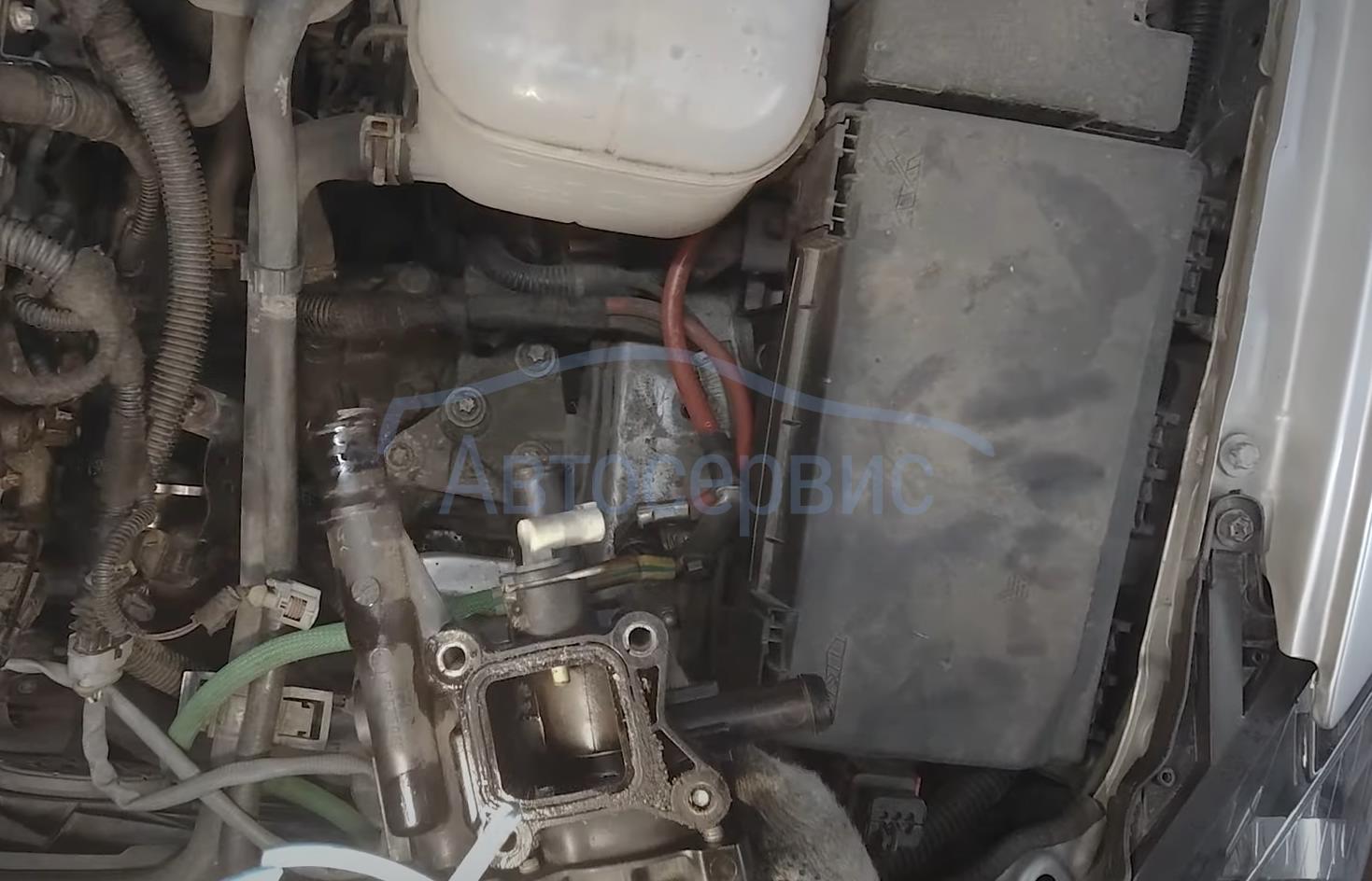 opel mokka замена термостата